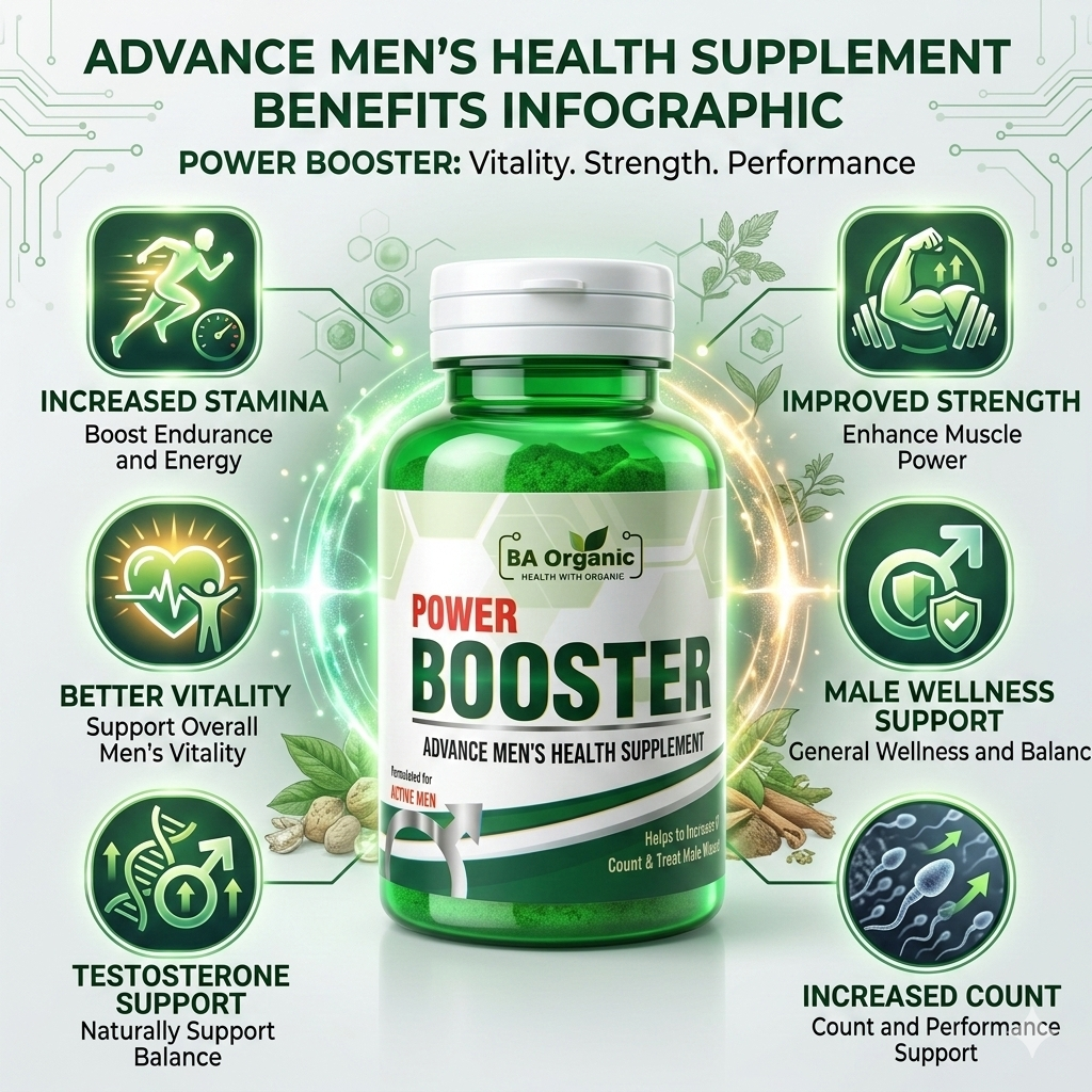 power booster – 100% herbal supplement for stamina & energy
