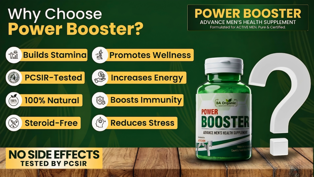 ba organic power booster mens health